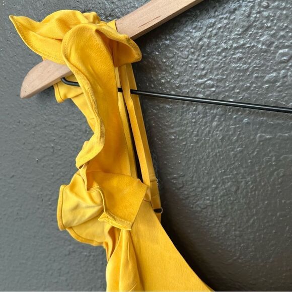 NWT Revolve x Lovers & Friends Taylor Gown in Golden Rod | size XS - Picture 6 of 11